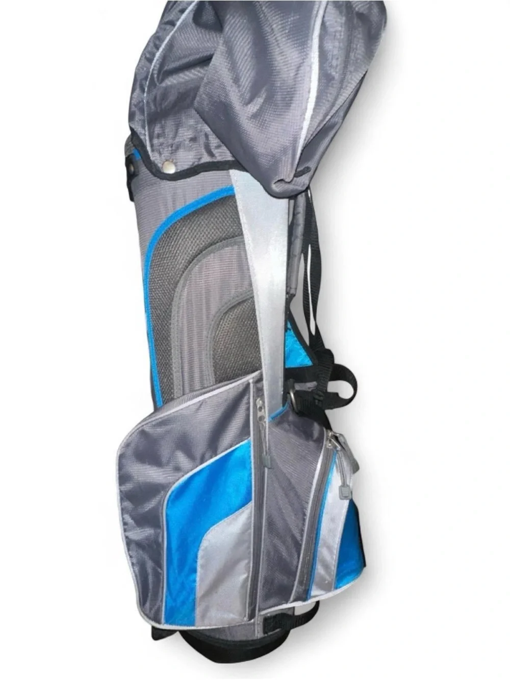 Men's Gray and Blue Golf Carry Bag - Lightweight Travel Golf Bag